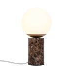 Nordlux Tischlampe Lilly Glas Braun | Geeignet für 1x E14