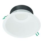 Philips LED Downlight Coreline DN142B Aluminium Weiß 11W 1200lm 60D - 830 Warmweiß | Ausschnitt 155mm - IP54 - Weiß Reflektor