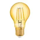 Osram Vintage 1906 LED E27 Birne Fadenlampe Gold 4W 410lm - 824 Extra Warmweiß | Ersatz für 40W