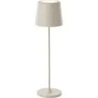 Brilliant Tischlampe Kaami Metall Plastik Beige 2W 310lm - 830 Warmweiß | 100mm - IP44 - Außenbeleuchtung - Dimmbar 