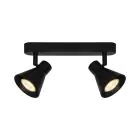 Nordlux Eik 2 Spot Metall Schwarz | Geeignet für 2x GU10